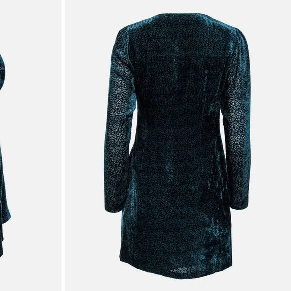 LIKE NEW INTERMIX Velvet Sexy Emerald Green Dress Size 6 LIKE NEW INTERMIX Velvet Sexy Emerald Green Dress Size 6